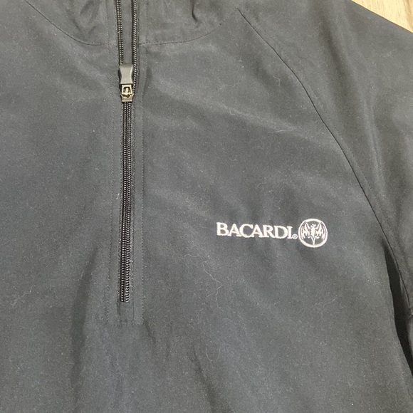 Adidas Bacardi labeled climaproof wind jacket 1/4 zip - Picture 2 of 6